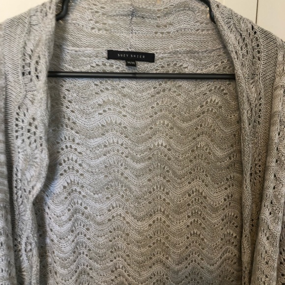 Long Grey Cardigan - Picture 3 of 6